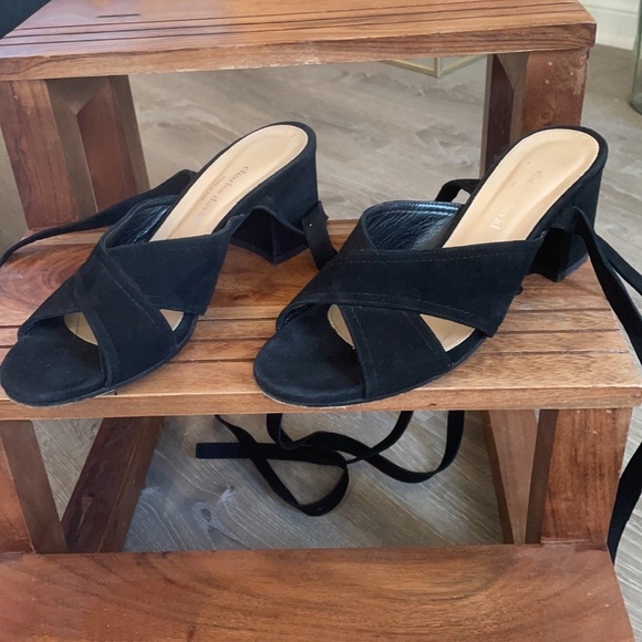 Charles David blossom wrap open toe block heel - Picture 5 of 6